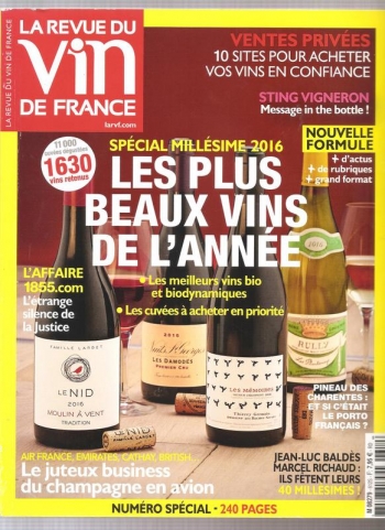 Article la Revue des vins de France